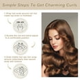 thumbnail image 3 of Unique Bargains Heatless Hair Curler Damage-Free Styling Solution Heatless Curls Overnight No Heat Hair Rollers for Effortless Waves Khaki 4Pcs, 3 of 7