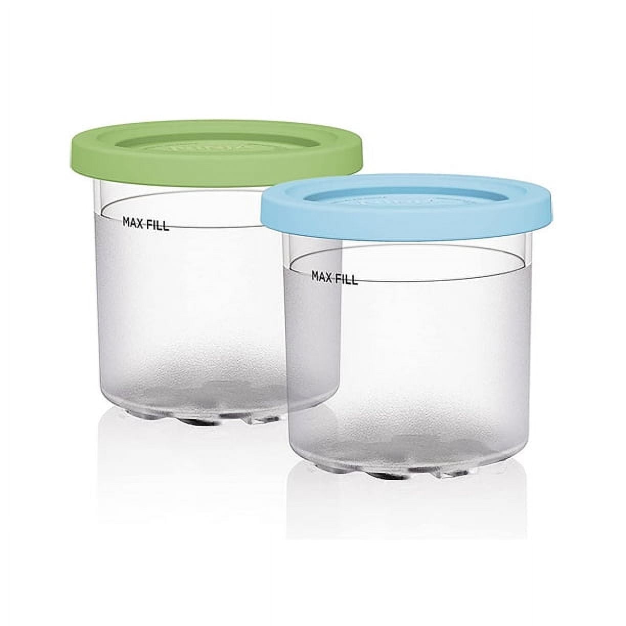 OKEPOO 2-Pack Ice Cream Storage Containers with Lids for