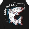thumbnail image 3 of Instant Message - Take The Bait Fish - Men's Jersey Tank Top, 3 of 6
