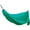 Green/Mint, variant on Grand Trunk Double Deluxe Hammock with Straps – Extra-Wide Parachute Nylon Hammock for Two, 10'6" x 6'6", 400 lb Capacity, Includes Tree-Friendly Straps & Carabiners