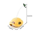 thumbnail image 2 of Jouet Interactif Cat Rotation Automatique Mouvement Volant Entraînement Stimule Instincts Naturels Activité pour Intérieur Félin, 2 of 7