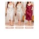 thumbnail image 3 of Camisón de mujer Chemises Plus Size Lounger Sleep Dress Pijama CACAGOO camisón de mujer, 3 of 7