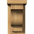 thumbnail image 2 of 5 1/2"W x 10"D x 10"H Newport Smooth Corbel w/Backplate, Western Red Cedar, 2 of 9
