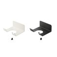 thumbnail image 4 of Naiovety Soporte para secador de pelo, soporte de almacenamiento, ahorro de espacio, estante de almacenamiento montado en la pared sin perforaciones, Almacenamiento y organización del hogar Blanco Naiovety HA081073-01, 4 of 6