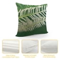 thumbnail image 4 of Nawypu  Tropical Palm Leaves Throw Lumbar Pillow Covers Summer Green Plants Monstera Banana Leaf Farmhouse Decorations Pillow Cases Rectangular Bed Cushion Cover, 4 of 5