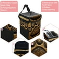 thumbnail image 2 of Print Foldable Car Trash Can Mini Trash Can with Lid Leak-Proof Car Garbage Can Hanging Storage Bag Car Trash Bin, 2 of 6
