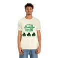 thumbnail image 5 of Let The Shenanigans Begin Leopard Shamrock Unisex Jersey Short Sleeve Tee, 5 of 10