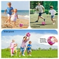 thumbnail image 4 of PLAYZAP Size 3 Soccer Ball with Pump, Kids Soccer Ball for Girls Boys 3-8 Years Old - Pink Glitter Unicorn, 4 of 12