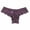 Purple, variant on Scyoekwg Thongs for Womens Thong Bikini Underwear Hipster Panties Lace Solid Color Ladies Panties Fashion Low Waisted Breathable Underpants(Wine,XL)