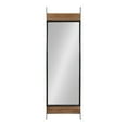 thumbnail image 3 of Kate and Laurel Kincaid Rustic Farmhouse Wood and Metal Full Length Leaner Mirror, 19 inches by 63 inches, 3 of 6