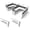 Charcoal, variant on SUNLINE Office Cubicle Kit - 2 Person Modular Workstation Set with 7 Layout Options & 2 Whiteboards - Light Grey