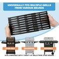 thumbnail image 3 of Set of 3 Brinkmann Grill Parts Pro Adjustable 6 inch Universal Replacement BBQ Grill Cooking Grate, 3 of 6