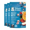 Gerber Fruit & Veggie Melts Freeze-Dried Fruit & Vegetable Snack, Very Berry Blend, 1 ounce, Pack of 3