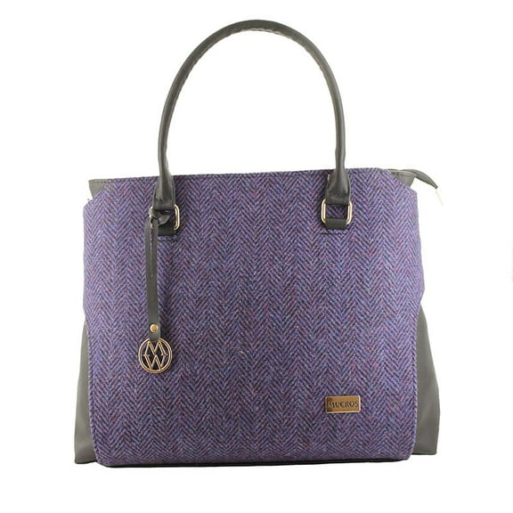 Mucros Weavers Ladies Emily Bag- Purple
