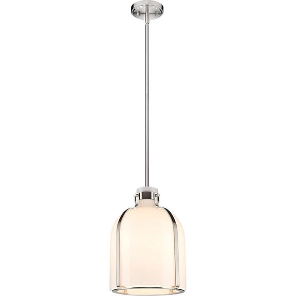 1 Light Chandelier in Transitional Style-13.5 inches Tall and 9.75 inches Wide-Brushed Nickel Finish Bailey Street Home 372-Bel-4620088