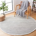thumbnail image 2 of SAFAVIEH Montauk Carver Striped Cotton Area Rug, Navy/Ivory, 6' x 6' Round, 2 of 8