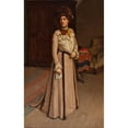 thumbnail image 2 of Hugh Ramsay 13x18 Black Ornate Wood Framed Double Matted Museum Art Print Titled - A Lady of Cleveland, U.S.A. (1902), 2 of 5