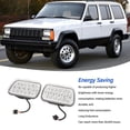 thumbnail image 3 of Faro LED De 2 Uds., 7 Pulgadas, 45W, Faro Cuadrado De Alto Brillo Para Wrangle Comanche Cherokee, 3 of 8