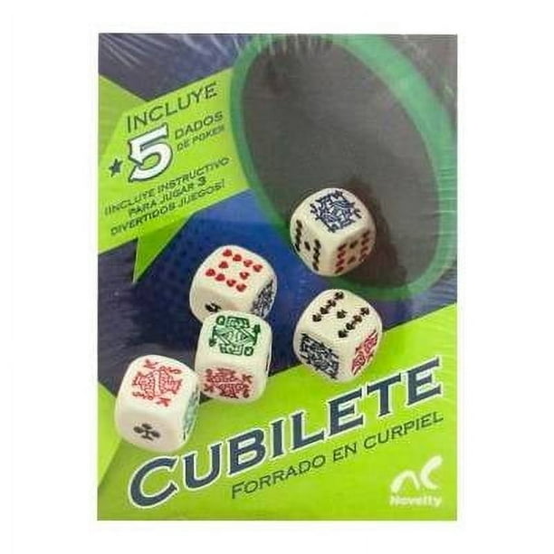 Cubilete Novelty forrado en curpiel