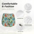 thumbnail image 6 of Lsque Retro Flying Butterflies Printed Women's Running Shorts with Liner Pockets,Elastic Quick Dry Workout Athletic Gym Yoga Shorts,Womens High Waist Shorts-Small, 6 of 9