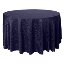 Ultimate Textile Somerset 108-Inch Round Damask Tablecloth Plum Purple