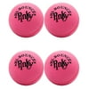 Jaru Pink Ball (Pack Of 4) 255 Inches Original Pinky Balls For Therapy Or For Playing Hibounce Ball #9764A