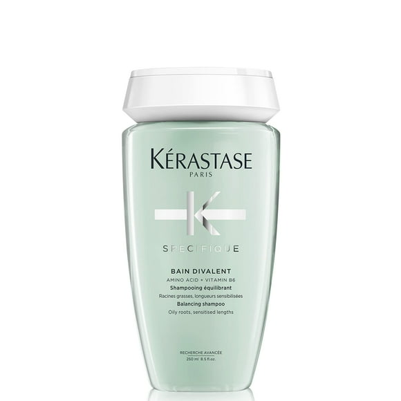 Kérastase Shampoo for Oily Scalp & Hair, Specifique Balancing Shampoo, Purifies the Scalp to Reduce Excess Oil, Adds Volume to Flat Hair, Detangles, Silicone Free,