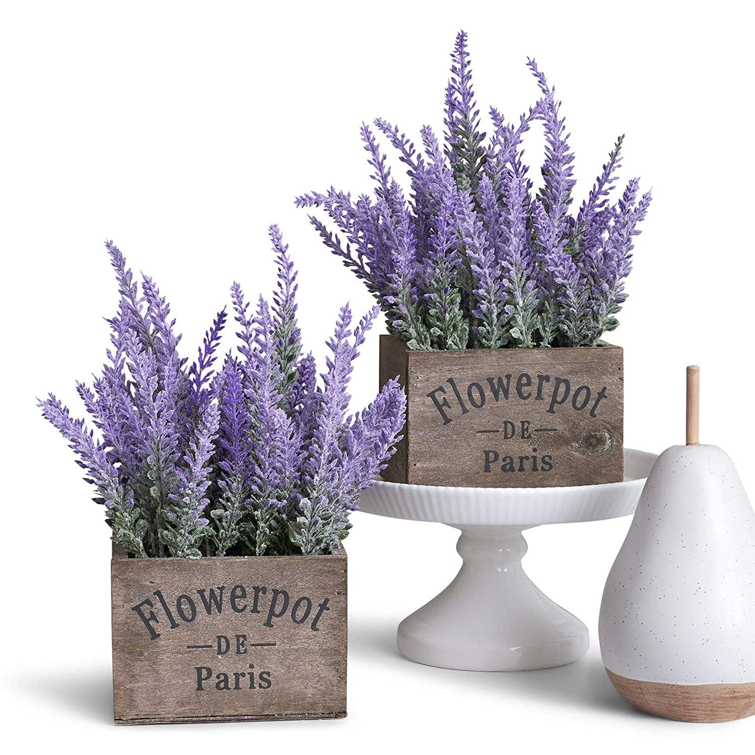 5. Lavender Candle Holders