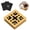 Brown-2 Pad, variant on Cat Nail File Scratcher Box with 5 Sandpaper Pads & 4 Bell Balls, Sturdy Wood Cat Nail Scratcher to File Nails, Cat Toy Filer Toy for Treat-Motivated Cats, Included Silicone Security Rings