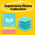 thumbnail image 4 of Post-it Super Sticky Pop Up Notes, 3 in x 3 in, 18 Pads, 90 Sheets/Pad, 2x the Sticking Power, Back to School Supplies f, 4 of 9