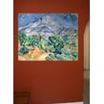 thumbnail image 2 of Wallhogs Cezanne Mont Sainte-Victoire (1900) Wall Mural, 2 of 2