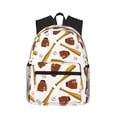 thumbnail image 1 of Gaeub Sac à Dos Scolaire Imprimé Sport de Baseball Imperméable pour Hommes Femmes Sacs de Collège Lycée, 1 of 6