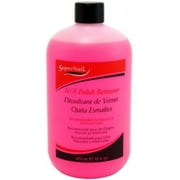 Super Nail Non-Abrasive Polish Remover, 16 oz (Pack of 6)