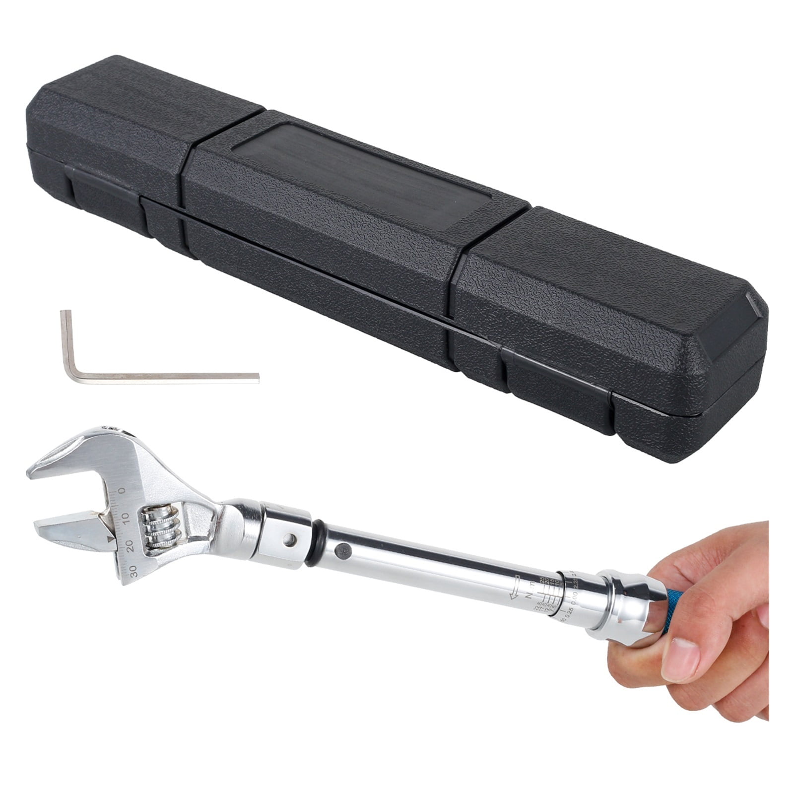 Digital Torque Adapter,Digital Adjustable Torque Wrench Steel Open End Interchangeable Head Torque Wrench Spanner Hand Tools For Bicycle Car Repair ,Precision & Robust