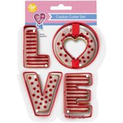 LOVE cookie cutters - Pink