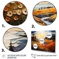 thumbnail image 3 of Designart "Farmhouse Seasons Painting II" Modern Floater Framed Canvas Wall Art, 3 of 7