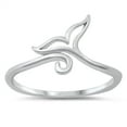 thumbnail image 1 of Whale Tail Filagree Wholesale Ring .925 Sterling Silver Band Jewelry Female Male Unisex Size 4, 1 of 4