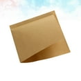 thumbnail image 4 of 100 piezas de papel Kraft de alimentos desechables en forma de triángulo a prueba de aceite para Sandwich Donut Packing (13X13CM Khaki), 4 of 7