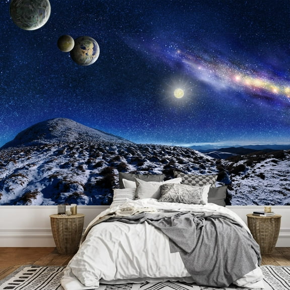 wall26 Wall Mural Garden Lawn Green Grass Natural Scenery Removable Self-Adhesive Large Wallpaper - 100x144 inches