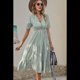 thumbnail image 2 of Vestido de Rayas Verde Frijol L, 2 of 4