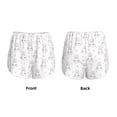 thumbnail image 3 of Pofeuu Heart Rabbit Print Women's Athletic Shorts Running Workout Shorts Tummy Control Quick Dry Gym Shorts with Pockets Double layer sports shorts-Medium, 3 of 7