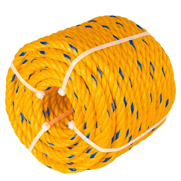 Kilo de cuerda torcida de polipropileno amarilla de 6 mm Fiero CUE-061K