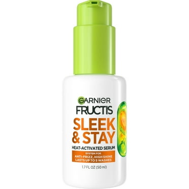 Garnier Fructis Sleek & Shine Sleek and Stay, for Frizzy and Dry Hair, Pump, 1.69 fl oz