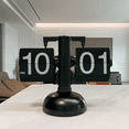 thumbnail image 5 of Auto Flip Digital Clock Home Decors Retro Internal Gear Operated for Office School Hotel, 5 of 5