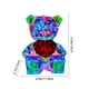 thumbnail image 3 of Adornos para San Valentín, regalos para San Valentín, 14 de febrero, regalo festivo para novia, oso brillante y colorido, ideal para Navidad, decoración del hogar, adornos de plástico., 3 of 9