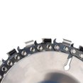 thumbnail image 3 of LHCER Woodworking Chain Wheel,4  22 Tooth Woodworking Grinder Disc & Chain Set Suitable for 100/115mm Angle Grinder, Woodworking Chain Disc, 3 of 8