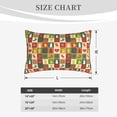thumbnail image 6 of YFYANG Super Soft Rectangular Plush Cushion Cover (Without Pillow Insert), Christmas Elements Pattern Comfort and Non-Pilling Hidden Zip Bedroom Sofa Pillowcases, 20"x30", 6 of 9