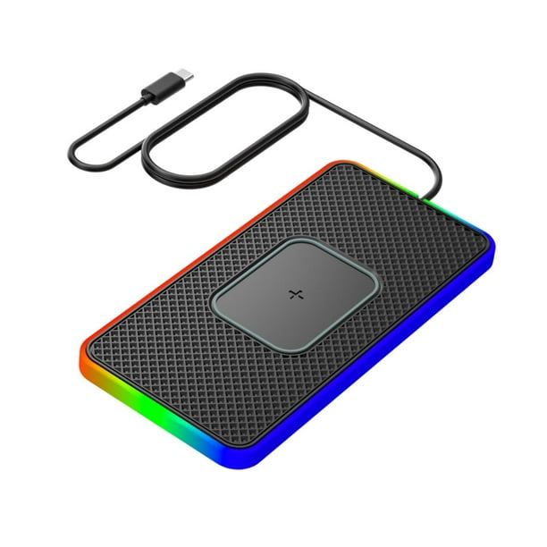 Cargador inalámbrico para coche, práctico, rápido, multiprotección, alto rendimiento, para teléfono móvil. Puerto tipo C