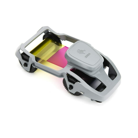 Zebra 800350-360LT Ruban de Couleur YMCKOK pour Imprimantes de Cartes Zebra ZC350LT, 200 Impressions, pour Usage Uniquement avec Modèles ZC350LT