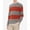 Grey - orangegray, variant on Calvin Klein Mens Striped Pullover Sweater, Grey, Small